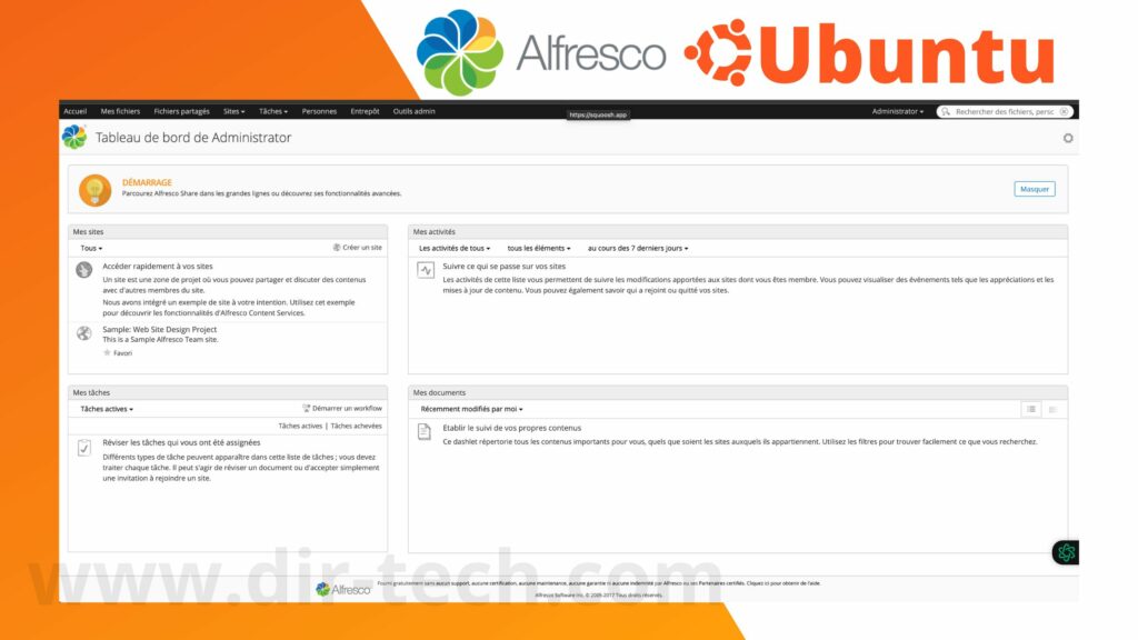 Comment installer Alfresco sur Ubuntu 